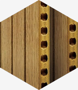 Panel Acustico de madera ranurado EliAcoustic ECOPanel Fog